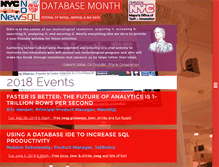 Tablet Screenshot of databasemonth.com